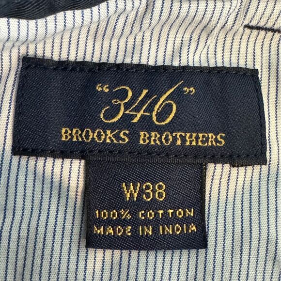 Brooks Brothers Navy 9inch Chino Shorts 38 - Picture 3 of 6